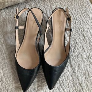 Sling back kitten heels